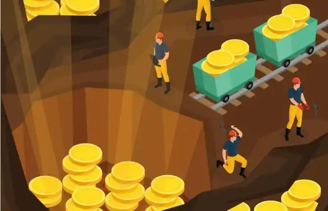 A modern mining farm filled with numerous machines