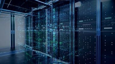 Mining farm setup showcasing multiple mining rigs