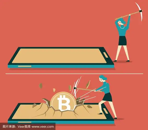 A large solar panel array powers a cryptocurrency mining farm.